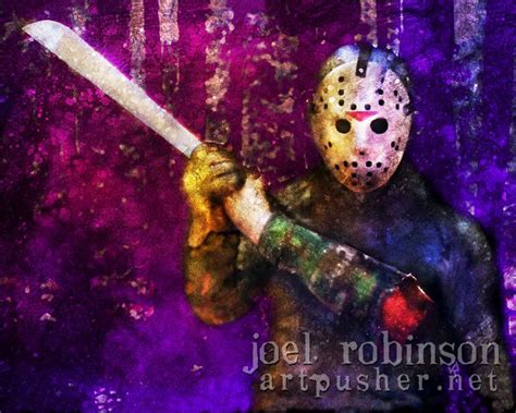 Cj Graham As Jason Voorhees In Friday The 13th Part 6 Horror Art