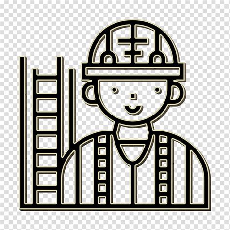 Operator Icon Construction Worker Icon Survey Icon Civil Engineering