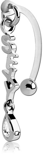bioflex® intimate piercing curved barbell xbnip8 shining light body jewelry