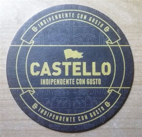 Castell's beverage menu celebrates the iconic martini and a return to classic cocktails. Birra Castello | Vintage menu, Beer coasters, Social security card