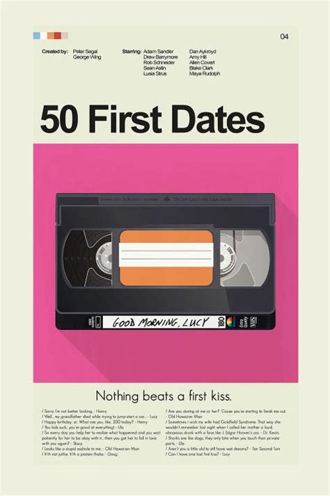 50 First Date Canvas Art Print Prints And Giggles By Erin Hagerman
