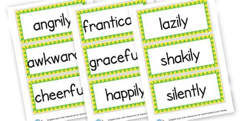 Do you like this video? Adverbs of Time, Manner, Frequency Display Labels - KS2 Verbs