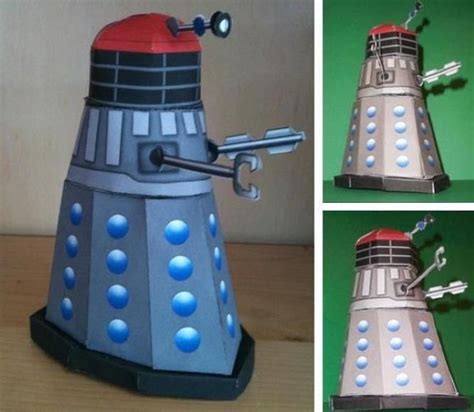 Papermau Doctor Who Dalek Paper Model By Peter Gfoyle Darrington