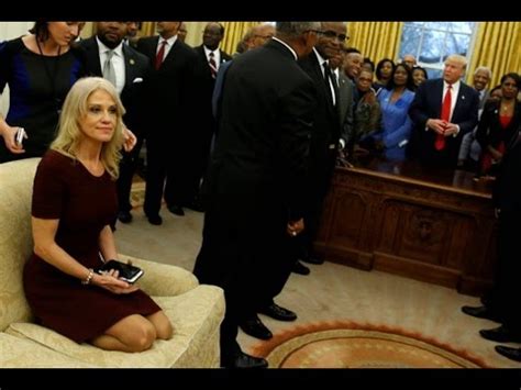 Kellyanne Conway Explains Controversial Couch Sitting Oval Office Photo YouTube