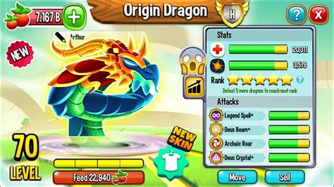Dragon City Origin Dragon New Legendary Exclusive Dragon 2020 😱