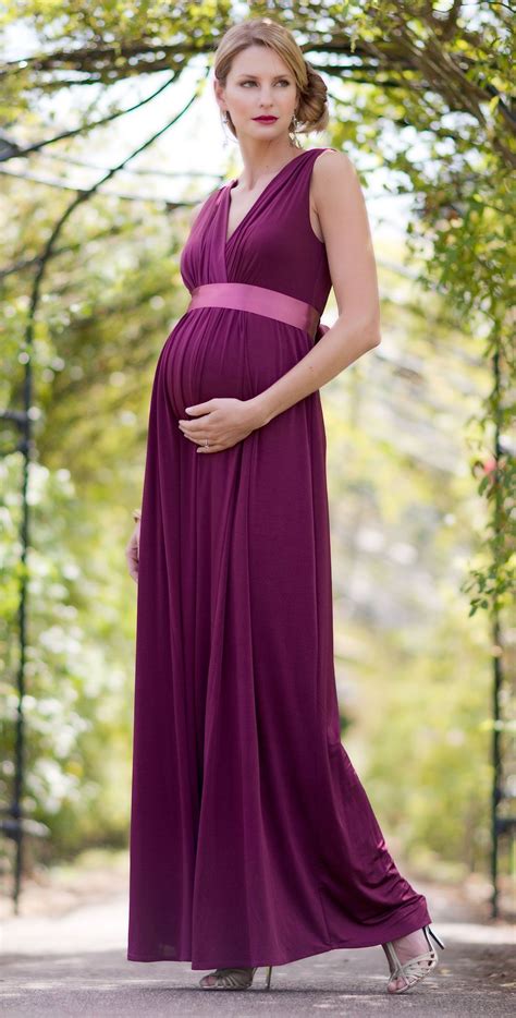 Anastasia Maternity Gown Berry Maternity Wedding Dresses Evening Wear And Party Clothes By