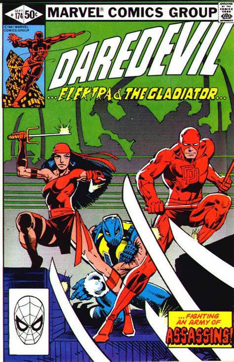 Daredevil #174 - Frank Miller art & cover - Pencil Ink