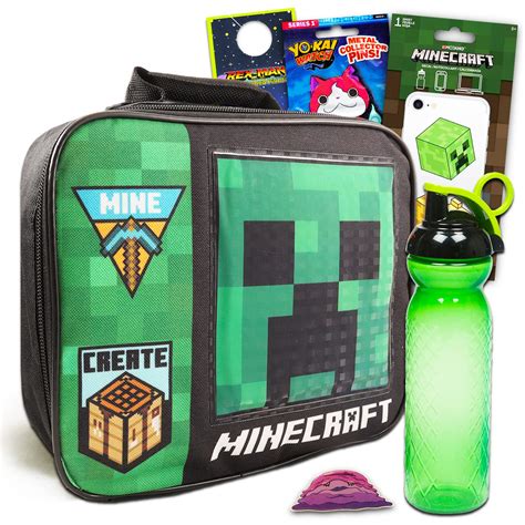 Buy Minecraft School Supplies Bundle Minecraft Lunch Box Set 6 Pc