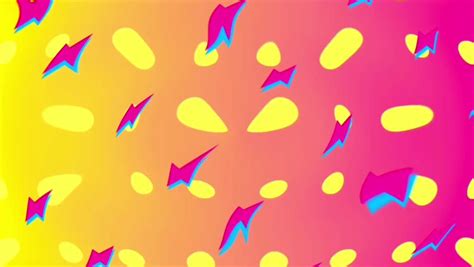 80s Aesthetic Background Neon Colors Motion Stock Footage Video 100