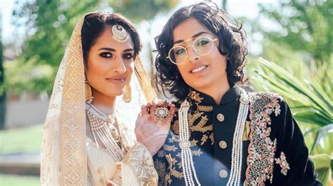 Bianca Maieli And Saima Lesbian India Pakistan Couple S Stunning Wedding Photos Go Viral