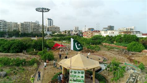 People Visiting The Forest In Karachi Planted With Miyawaki Method
