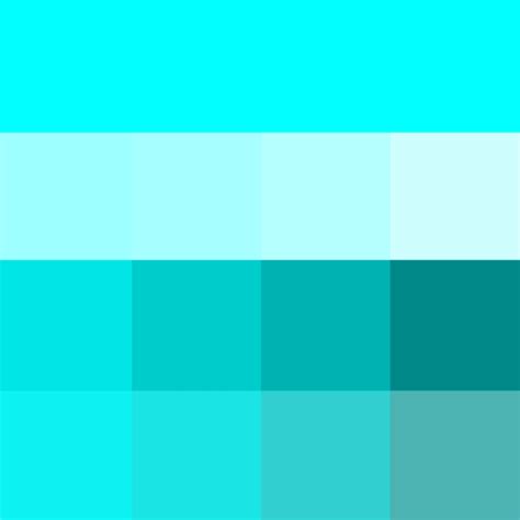 27 Light Aqua Color Palette References