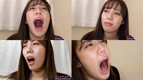 Momo Fukuda Close Up Of Japanese Cute Girl Yawning Yawn 17 1080p