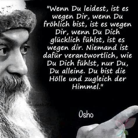 Hilft dir, dein leben gänzlich zu erleben. Innerer Frieden | Osho zitate, Frieden zitate, Sprüche zitate