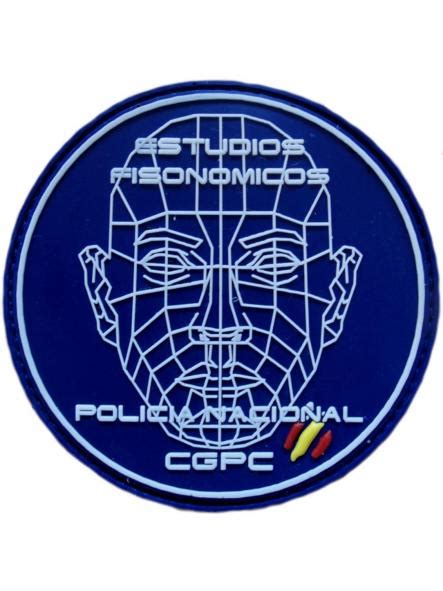 Policía Nacional Cnp Cgpc Estudios Fisonómicos Parche Insignia Emblema
