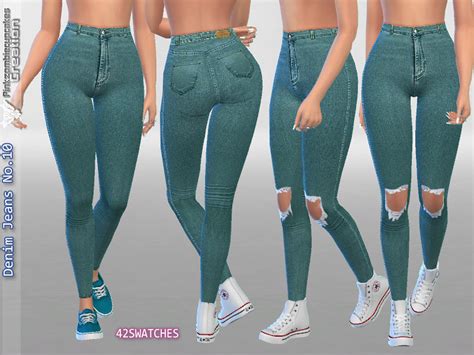 The Sims Resource Denim Jeans No10