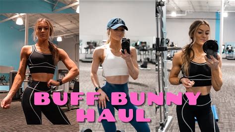 BUFF BUNNY TRY ON HAUL Shoulder Day Weeks Out YouTube