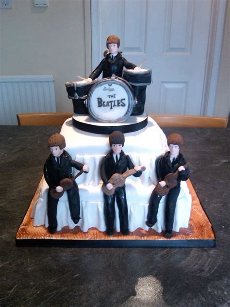 The Beatles Beatles Cake Birthday Cakes For Men Beatles Themed Party