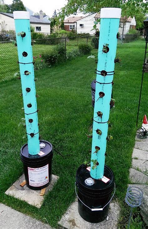 Diy hydroponic tower / grow tower. How to make your own vertical planter - DIY projects for ...