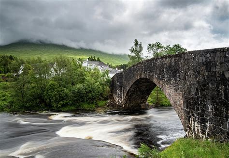 The Bridge Of Orchy In The Central Highlands Of Scotland Photograph By