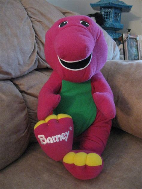 Talking Barney Plush 1996 Playskool Hasbro 71245 Etsy