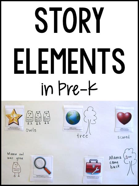 Story Elements In Pre K Add These During Pre K And Kindergarten Story