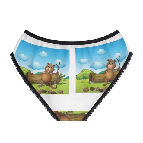 beaver panties beaver underwear briefs cotton briefs etsy