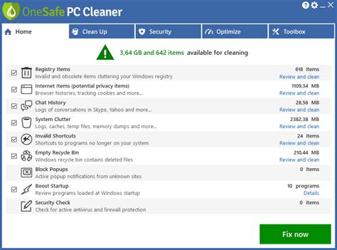 How To Scan And Clean Your Pc With Onesafe Pc Cleaner Onesafe Software