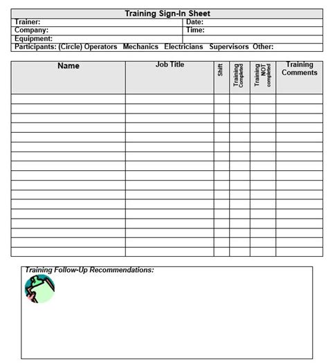 10 Free Sample Army Training Sign In Sheet Templates