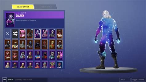Here's a full list of all fortnite skins and other cosmetics including dances/emotes, pickaxes, gliders, wraps and more. Galaxy Skull Trooper Skin Fortnite