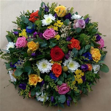 Funeral Flowers Bright Funeral Posy