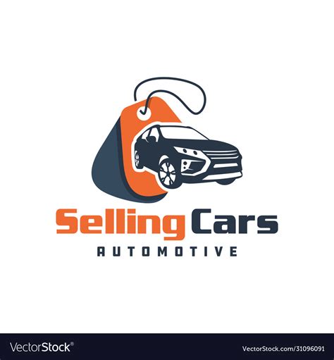 Car Sales Showroom Logo Royalty Free Vector Image