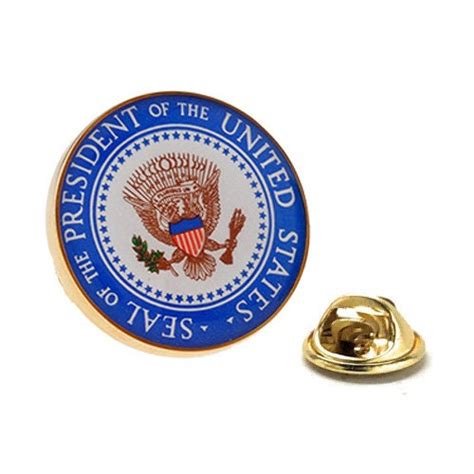 President Of The United States Pin Election Pin President Seal Etsy