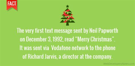 Worlds First Text Message Was ‘merry Christmas