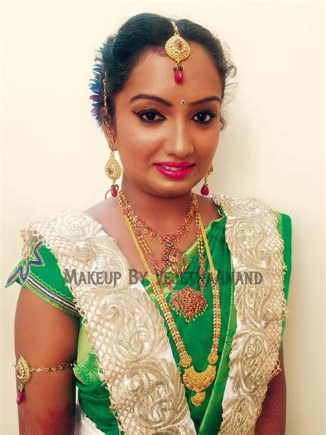 Traditional Southern Indian Bride Nivedita Wears Bridal Silk Saree