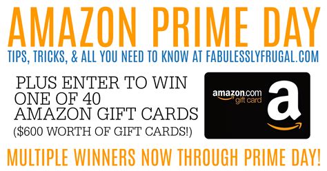 Amazon are offering an extra $5 for prime members purchasing a $100+ gift card for free. AMAZON PRIME DAY: Shopping Strategies and all Your Questions Answered