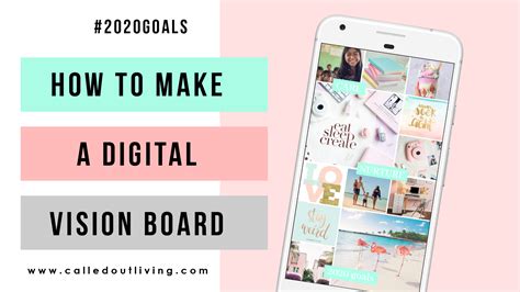 How To Make A Digital Vision Board For Your Phone With Canva It
