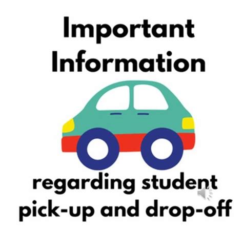 Sts Start Of School Drop Off And Pick Up Reminders