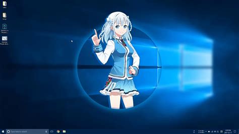 Windows 10 Anime Mascot