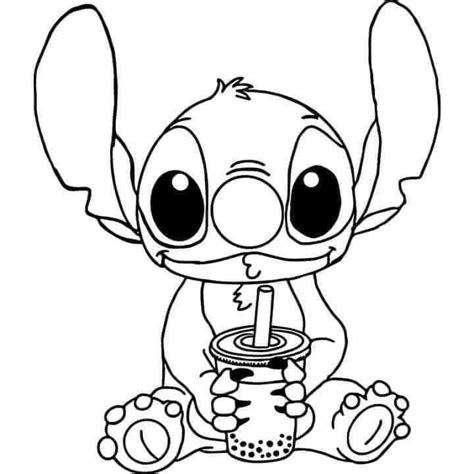 Stitch Coloring Pages Cartoon Coloring Pages Cute Coloring Pages