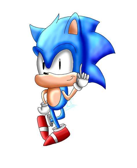Chibi Classic Sonic By Narkidtoons On Deviantart