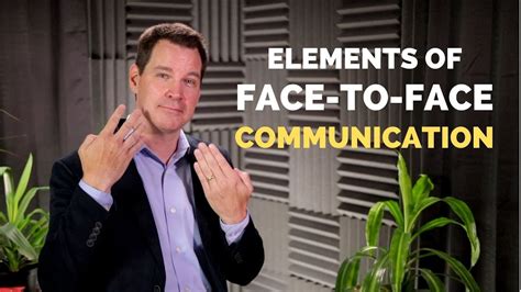 Face To Face Communication Youtube