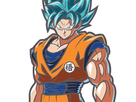 Dragon Ball Fighterz Figpin Super Saiyan God Super Saiyan Goku