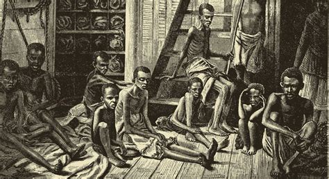 African Slaves On Ships