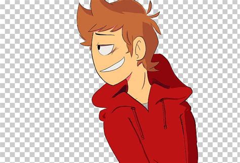Cool Anime Boy With Red Hoodie