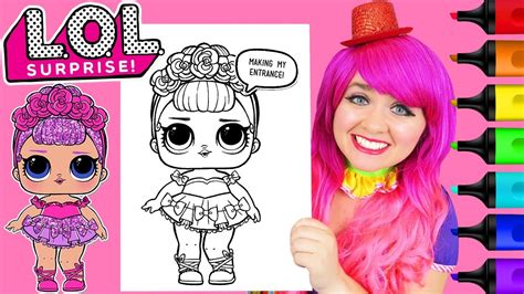 Coloring Lol Surprise Dolls Sugar Queen Sparkle Coloring Page