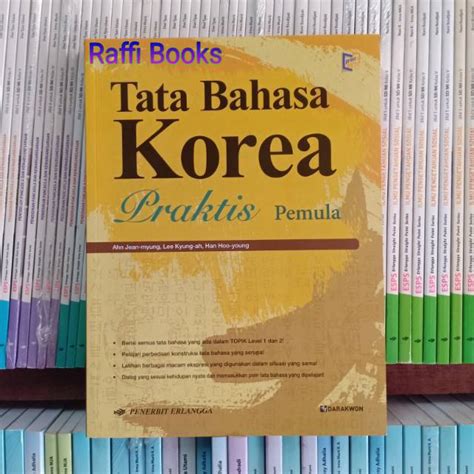 Jual Buku Tata Bahasa Korea Praktis Pemula Erlangga Buku Bahasa Korea Pemula Indonesiashopee