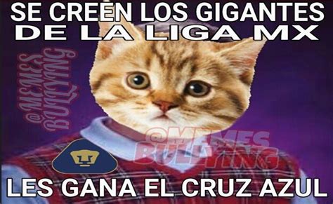 Cruz azul firmó uno de los mayores fracasos en su historia. Los memes no perdonaron a Pumas por perder ante el Cruz ...