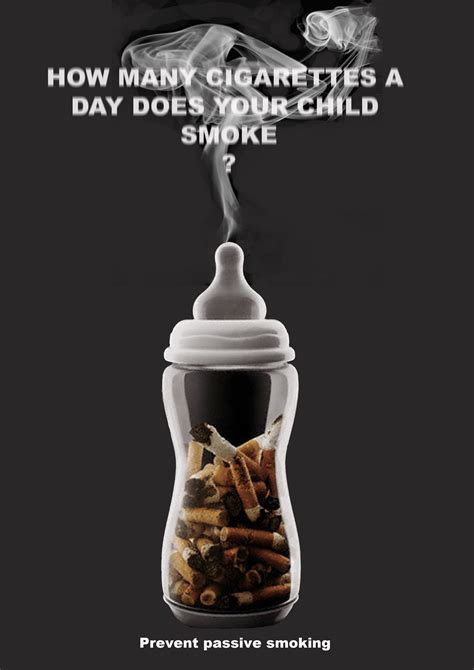 this is a poster i devised for an anti passive smoking awareness campaign after doing some