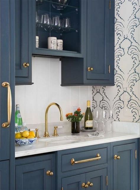 20 Amazing Mix Color Blue And White Kitchen Cabinets Design Blue And